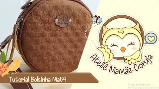 Tutorial Bolsa Matelassê 4 [upl. by Haskins]