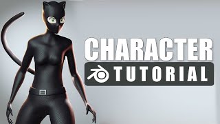 Blender Character Modeling Tutorial  For Beginners  Part 1 [upl. by Lertnek403]