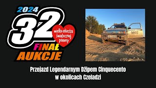 LICYTACJA WOĹšP Przejazd Legendarnym DĹĽipem Cinquecento w okolicach Czeladzi [upl. by Alvin945]