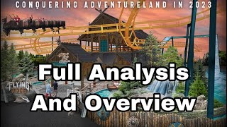 Adventureland Resort 2023 Viking Themed Roller Coaster and Log Flume Analysis and Overview [upl. by Shakespeare]