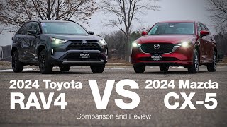 2024 Mazda CX 5 vs 2024 Toyota RAV4  Comparison and Review [upl. by Pike972]