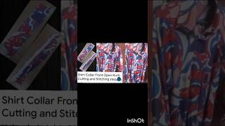 Shirt Collar Front Open Kurti Cutting and Stitching very easy💯🧥💎🔔 trending kurti sewing patterns [upl. by Dave37]