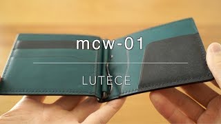 LUTÈCE マネークリップウォレット 使い方と特徴。ミネルバとプエブロのエイジングも紹介 [upl. by Herrle]