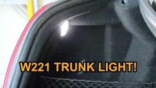 W221 MercedesBenz Trunk Light Replacement LED [upl. by Verene]