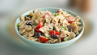 Best Italian PASTA SALAD recipe [upl. by Ardnosal268]