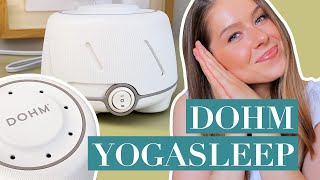 Yogalseep Dohm white fan noise popular since 1962 sounds like this 🤫 [upl. by Tzong]