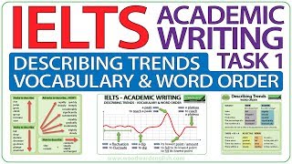 IELTS Academic Writing Task 1  Describing Trends  IELTS Vocabulary amp Word Order  Business English [upl. by Repohtsirhc97]