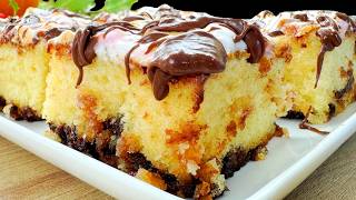 Quick Delicious Cake recipe  SMores Cake Perfect Party Dessert Chocolate Chip cake [upl. by Soane244]