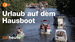 Urlaub in Deutschland  Mit dem Hausboot auf der Müritz [upl. by Derayne593]