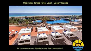 occidental jandia royal level canaries hotel holiday [upl. by Terrance]