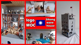 lego ww2 moc  sihang warehouse 1937  battle of shanghai tinmanproductions372 moc contest entry [upl. by Eecrad]