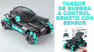 Carro Tanque RC de Control Remoto Con Gestores de Mano  UnboxingTutorial  Comprapolis [upl. by Eirased]