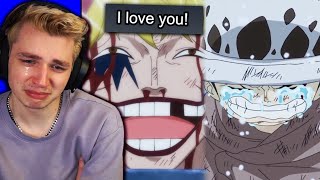 Laws backstory destroyed me one piece reaction [upl. by Llesig912]