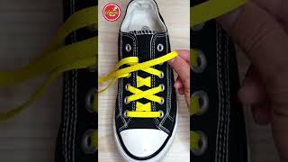 How To Tie Shoelaces Shoe Lacing Styles shoelace Shorts [upl. by Eugenia]