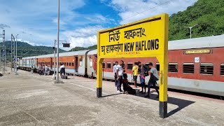 12507 TVCSilchar ARONAI EXPRESS arriving at New Haflong [upl. by Autumn3]