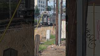 NJ Transit Sandwich Train MMC 7006 Passing Hunterspoint Ave shorts [upl. by Jahn]