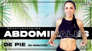 Abdominales de PIE con Desafío Asiático  30 minutos brutales [upl. by Zeugirdor]