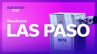 PASO 2023 Escrutinio resultados y análisis [upl. by Liam]