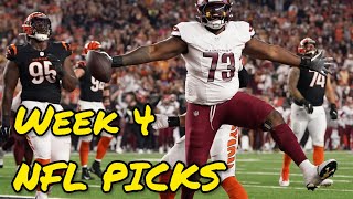 Week 4 NFL Picks  WhittPicks [upl. by Perrie]