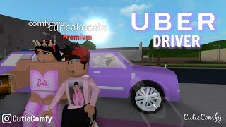 LIMO UBER DRIVER IN ROBLOX BLOXBURG [upl. by Erl]