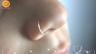 DIY Nose Ring Without Piercing Your Nose [upl. by Horne596]