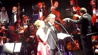 Andrea Bocelli  Vivo Per Lei Rīga 10012015 [upl. by Aisanat]