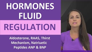 Hormones Fluid Regulation Homeostasis ADH Antidiuretic Aldosterone RAAS Thirst Mechanism [upl. by Nnahgaem]