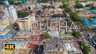 Arusha city Tanzania 🇹🇿  4K Drone Footage [upl. by Nageam]