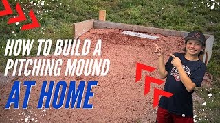 BUILD YOUR OWN PITCHING MOUND AT HOME DIY [upl. by Tamarah]