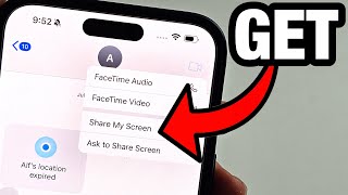 How To Screen Share on iPhone iOS 18 2 Ways to Share Screen [upl. by Salchunas]