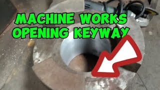 machine worksopening keyway plslikesubscribe machineworks shapermachine RonaldVidadwi2ky [upl. by Jozef]