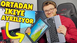 Ortadan İkiye Ayrılabilen Laptop Bilgisayar  Öğrenciler İçin [upl. by Kerianne404]