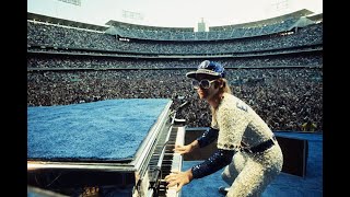 Elton John and his band live at Dodger Stadium 1975  THE CONCERT [upl. by Tabor]