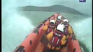 Windsurfer rescued by Kilkeel lifeboat [upl. by Nylitsirk323]