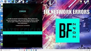 Battlefield 2042 Unable To Connect To EA Servers Error Fix [upl. by Debby]