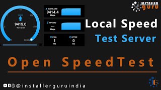 DIY Network Speed Test How to Set Up Your Own Local Speed Test Server with Open Speed Test 🔥🔥 [upl. by Darelle]