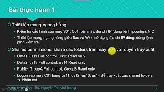 Windows Server 2019  Kết nối mạng  Share permission [upl. by Ejroj205]