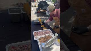 Pulled Pork with Easton Barbecue at Carolina BBQ Festival 2024 [upl. by Suhcnip]