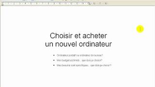 Comment choisir et acheter un ordinateur Cours Formation Informatique Windows  84 Bonus [upl. by Philipp]