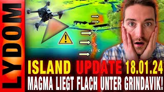 ISLAND Update Magma liegt FLACH unter Grindavik  Kontamination entdeckt [upl. by Oirevlis726]