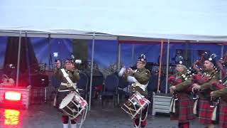 48th Seaforth Highlanders Apeldoorn Kersttaptoe 2024 [upl. by Hebert740]