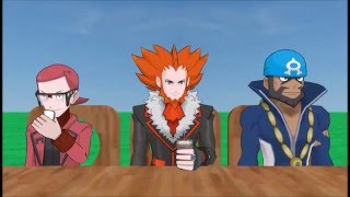 MMD Pokemon When Lysandre drinks Soda [upl. by Prober]