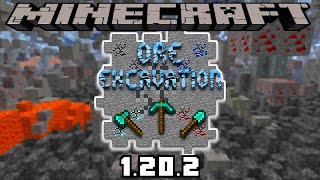 Ore Excavation Mod Update  Minecraft 1202 Mod Showcase [upl. by Uile]