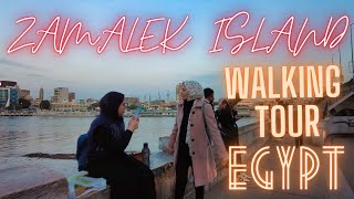 4K EGYPT 🇪🇬 Walking Tour of Cairos Island quotZamalekquot [upl. by Aifas]