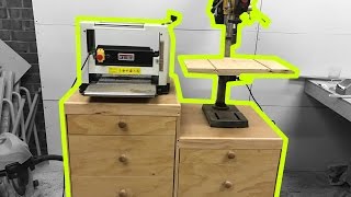 Split Level Workbench With EASY Drawers Part 22 [upl. by Innor]