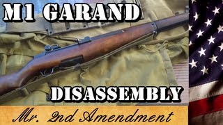 M1 Garand Disassembly [upl. by Rebeh]