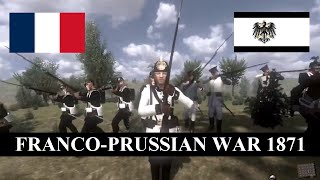 Mount amp Blade Warband Blood and Steel 1870  FrancoPrussian War  Intense Line Battle [upl. by Head]