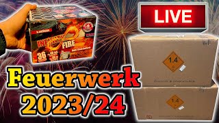 LIDL FEUERWERK 202324 AUSPACKEN  Weco Neuheiten [upl. by Aikim294]