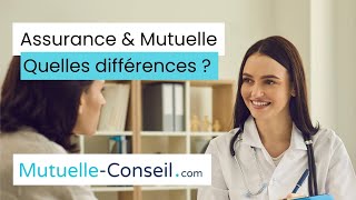 Les différences entre Mutuelle amp Assurance santé [upl. by Ayhdnas]