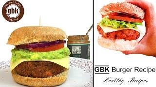 GBK Burger Recipe  Gourmet Burger Kitchen  How To Make GBK Burger [upl. by Eugnimod]